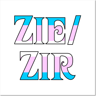 Transgender Zie/Zir Posters and Art